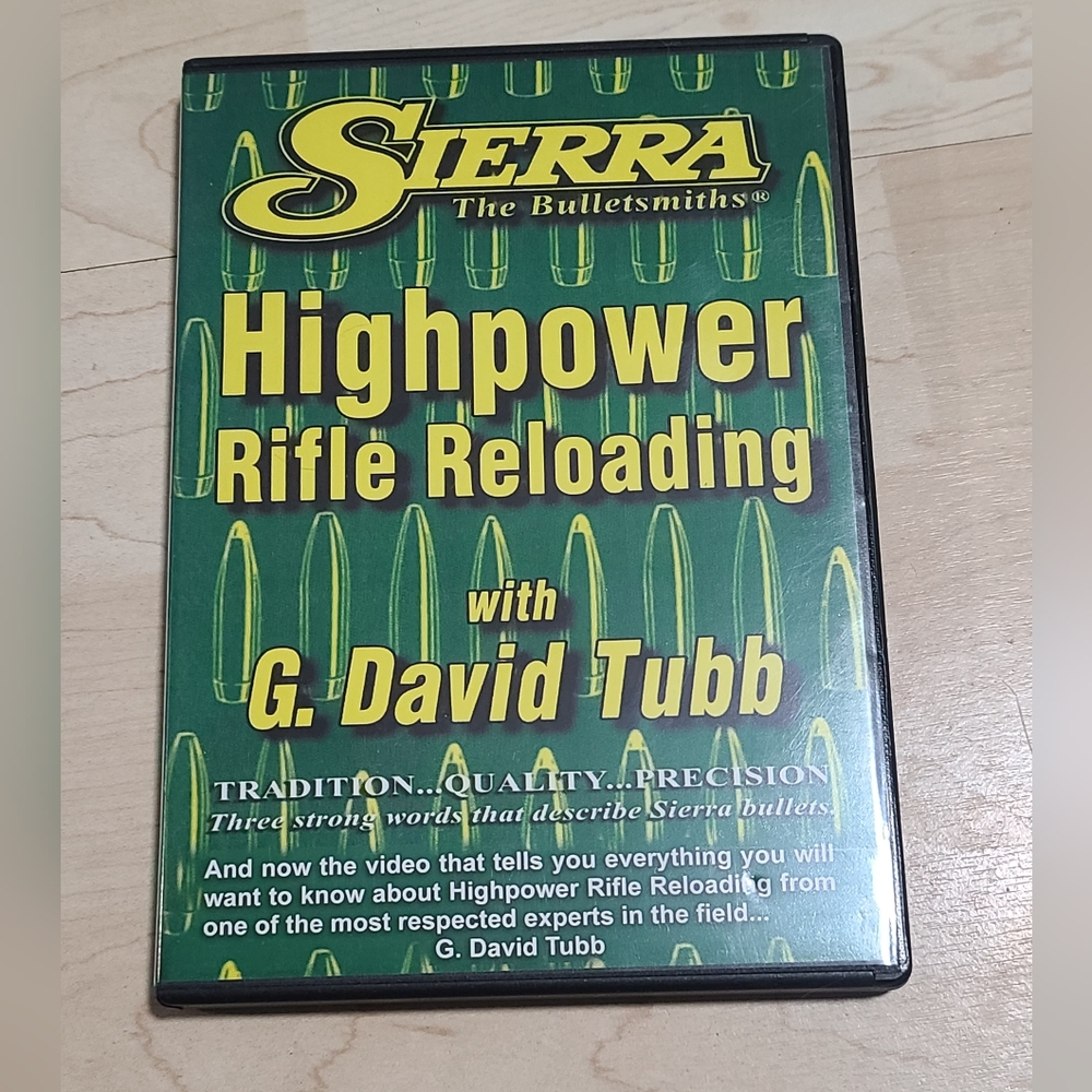 Sierra Highpower Rifle Reloading DVD Set